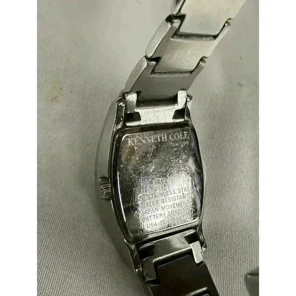 Woman’s Kenneth Cole Watch New York Stainless Steel Watch Works Great - Picture 8 of 9